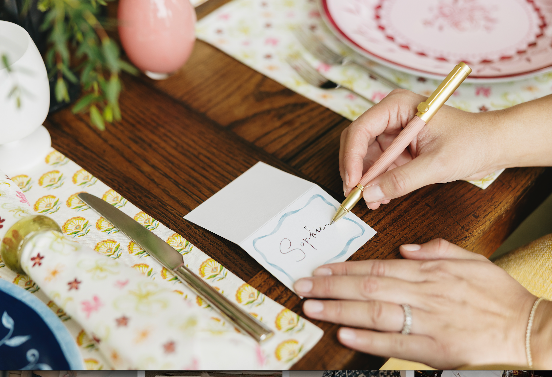 Ribbon Place Cards