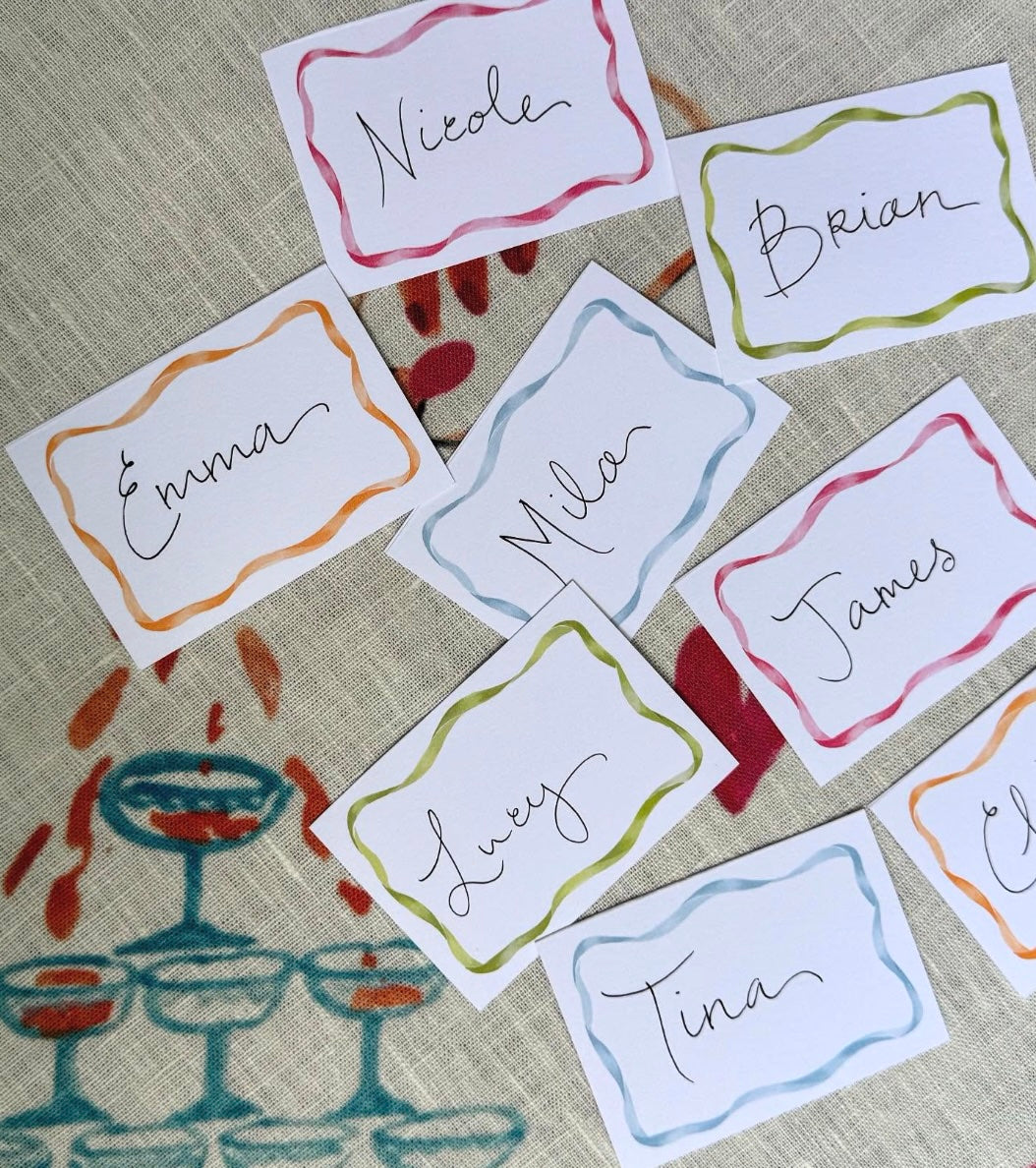 Ribbon Place Cards