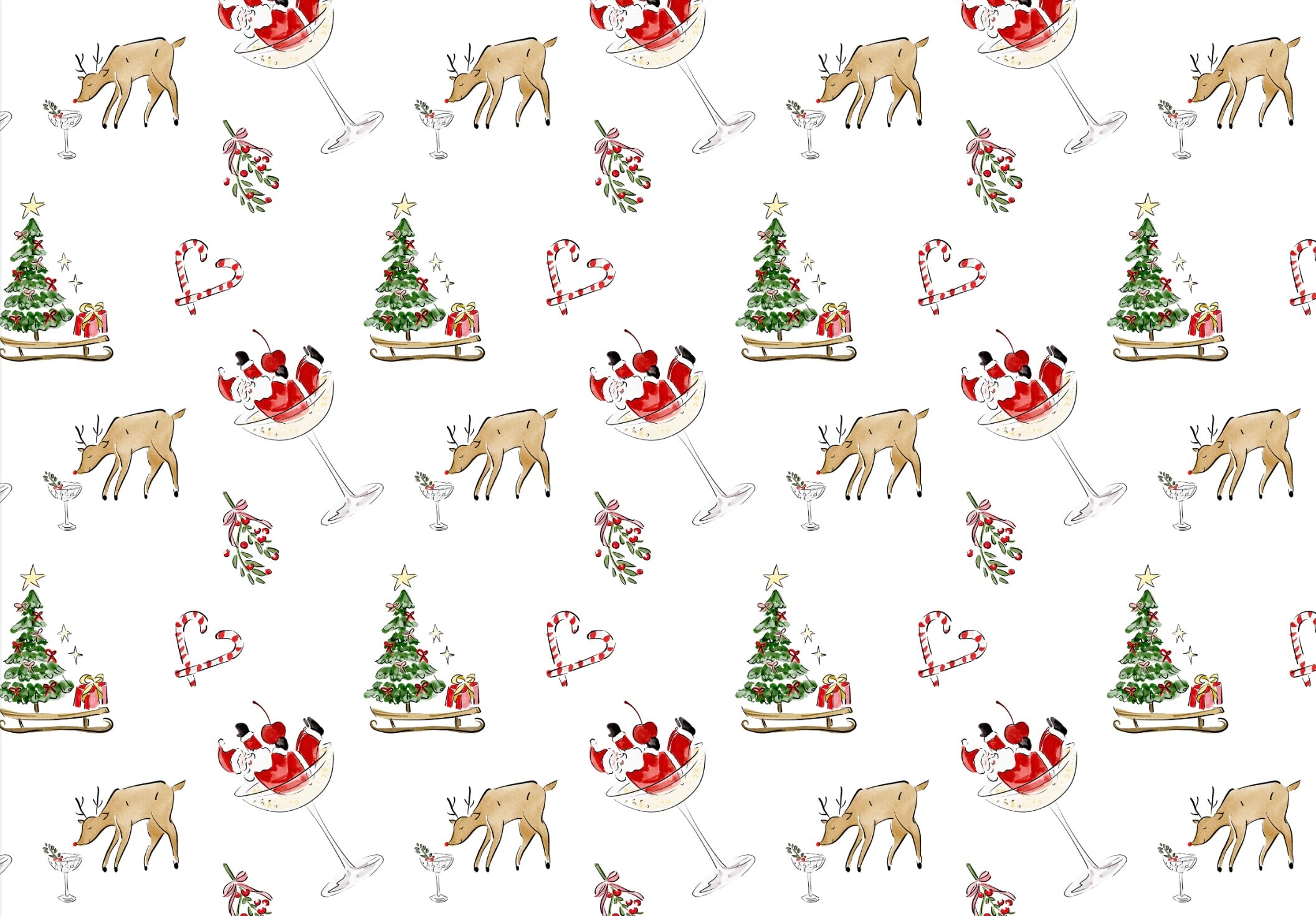 Tipsy North Pole Stationery Set