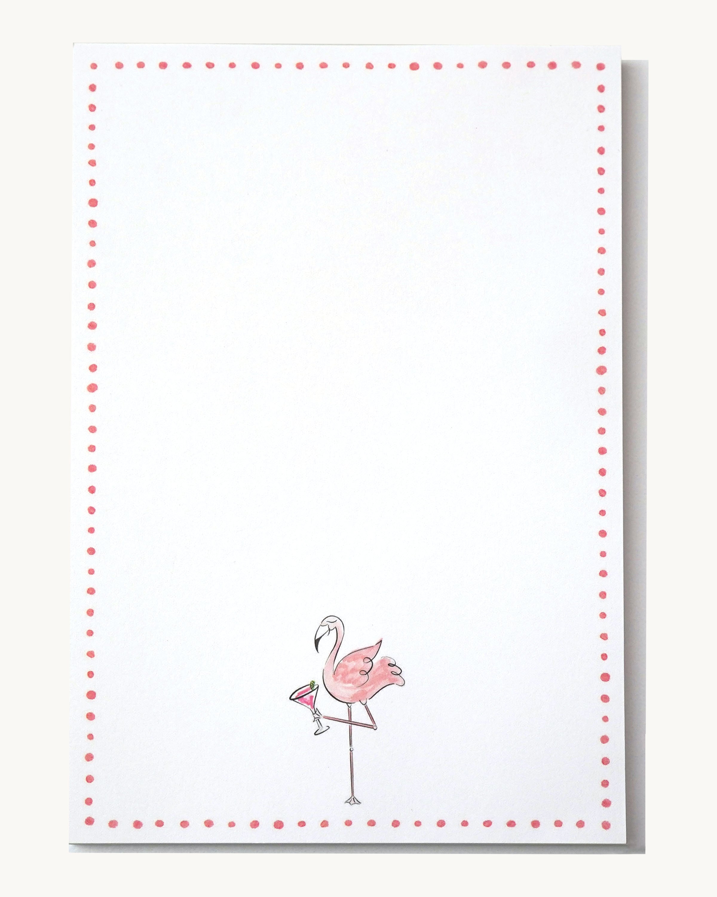 Tipsy Flamingo Notepad
