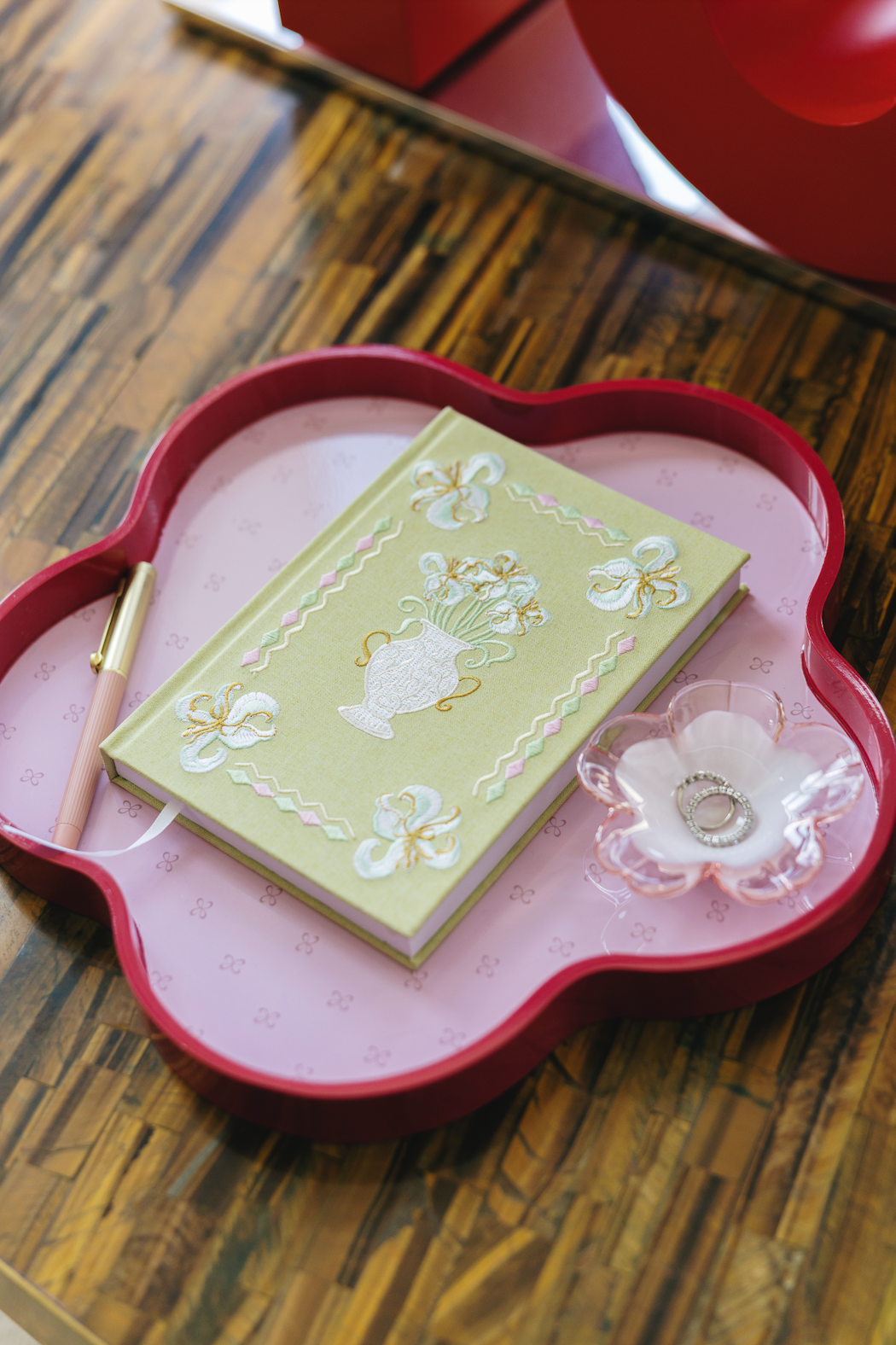 Lily Embroidered Journal