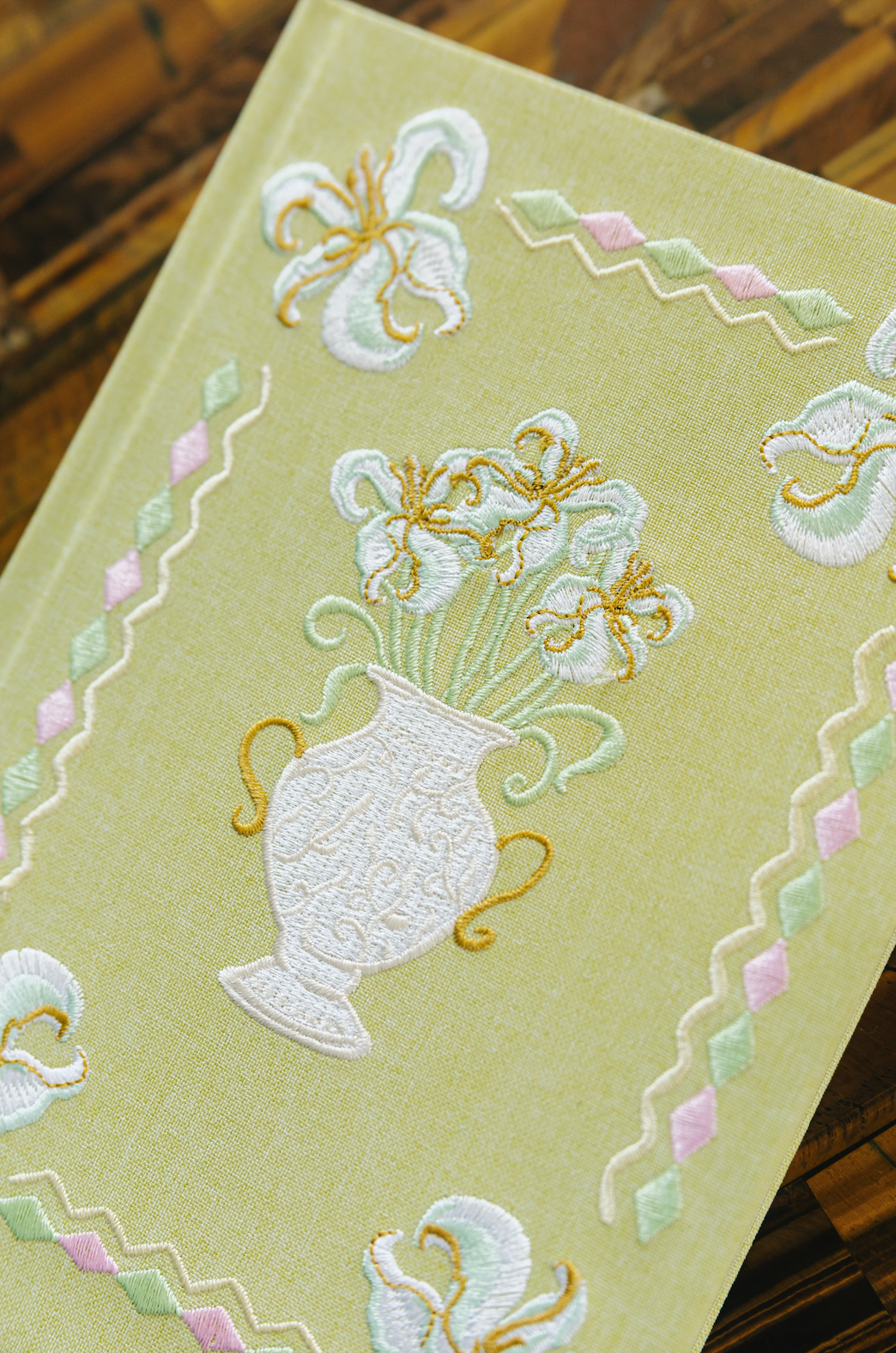 Lily Embroidered Journal
