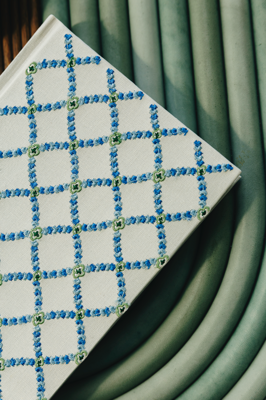 Lattice Embroidered Journal