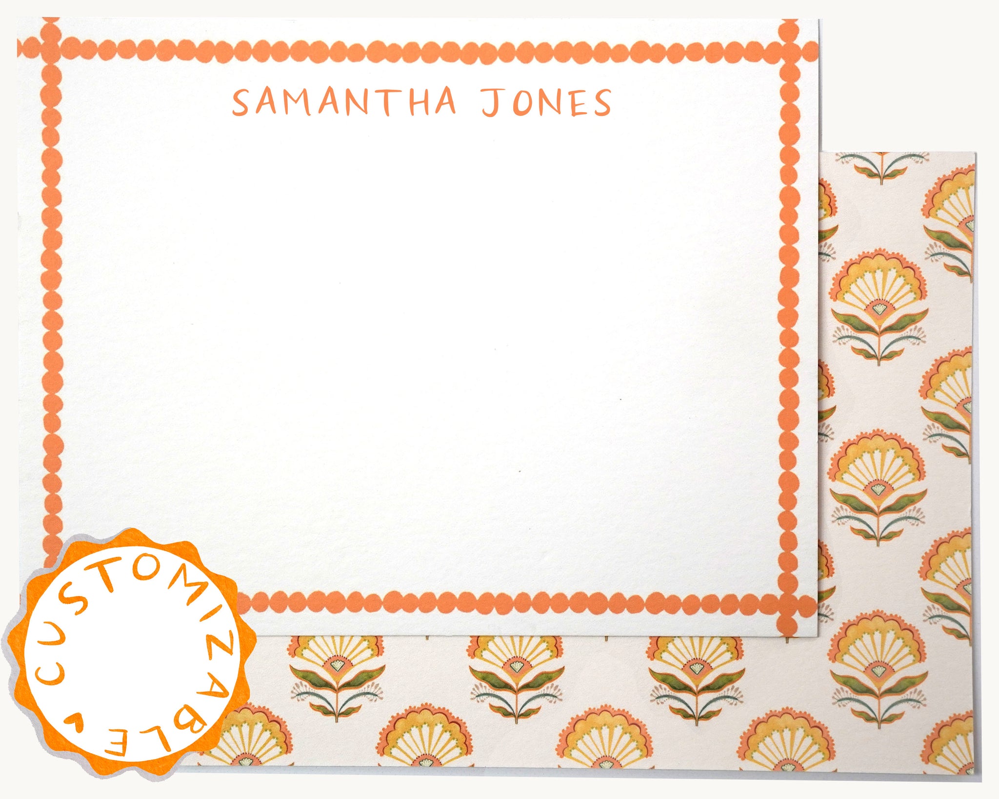 Land of Mila : Personalized Stationery Set