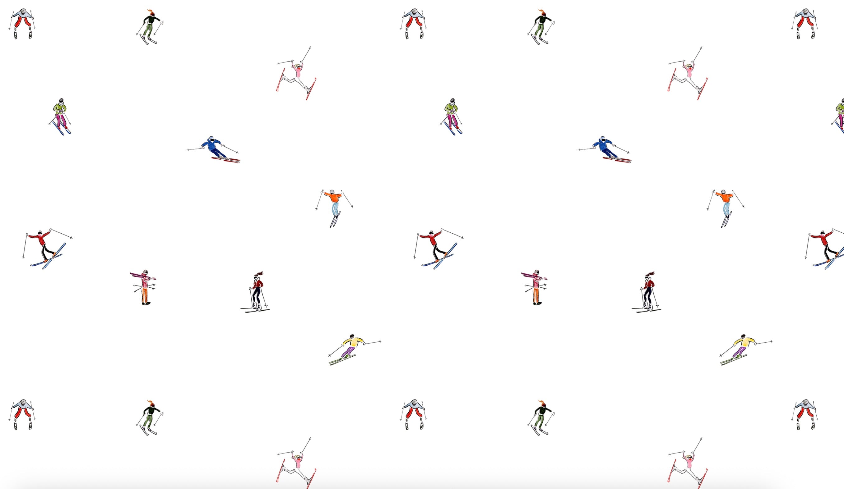 'Tis the Ski-son Wrapping Paper